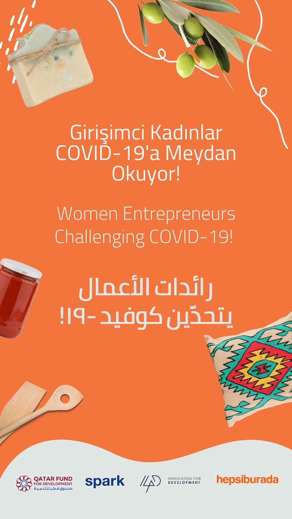 GİRİŞİMCİ KADINLAR HEPSİBURADA İLE COVİD 19’A MEYDAN OKUYOR