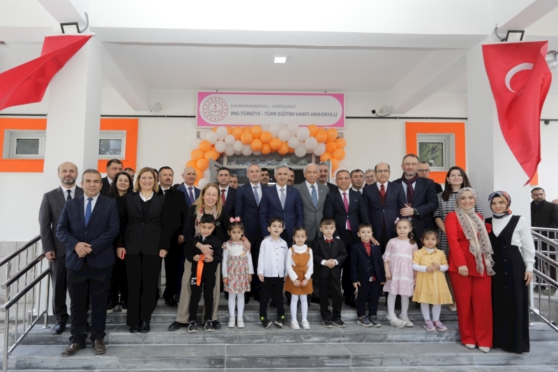 Kahramanmaraş’ta ING Türkiye - TEV Anaokulu Açıldı