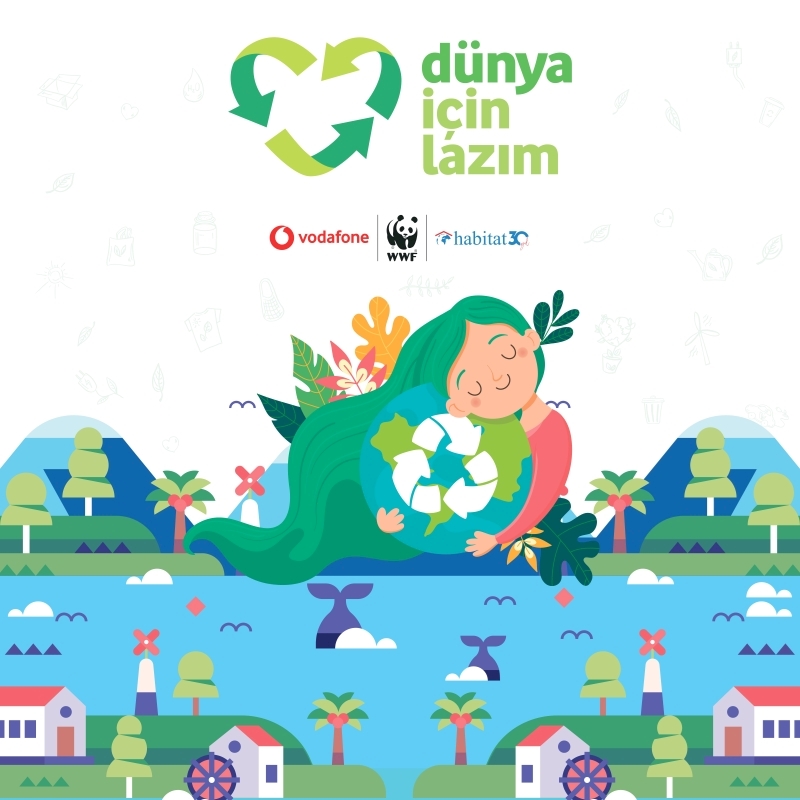 Vodafone, “Dünya İçin Lazım” Projesiyle 70 Bin Kişiye Doğayı Koruma Eğitimi Verecek
