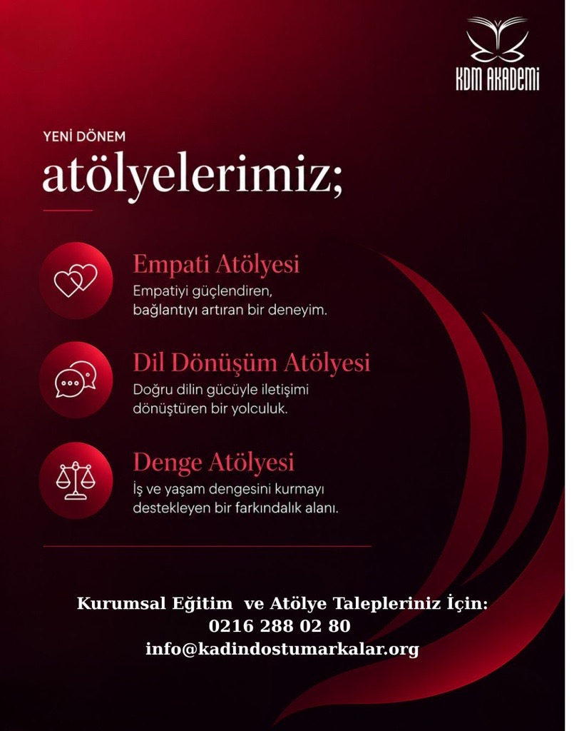 KDM AKADEMİ FARKINDALIK ATÖLYELERİ