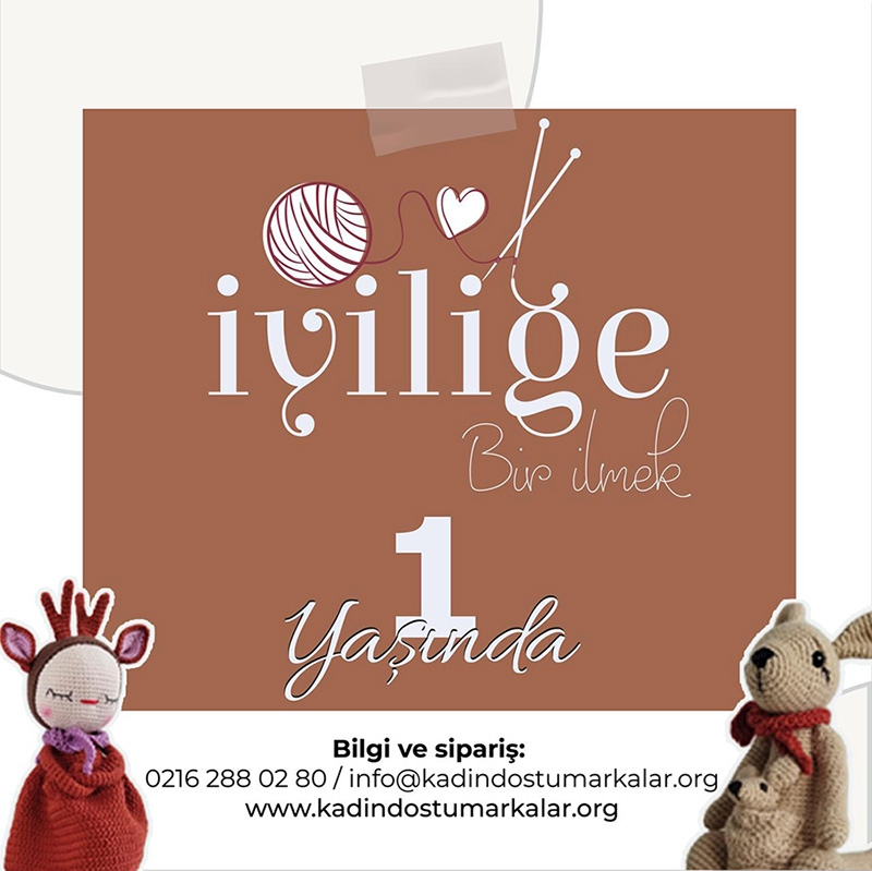 “İyiliğe bir ilmek-oyuncak kumbarası” projesi 1 yaşında!