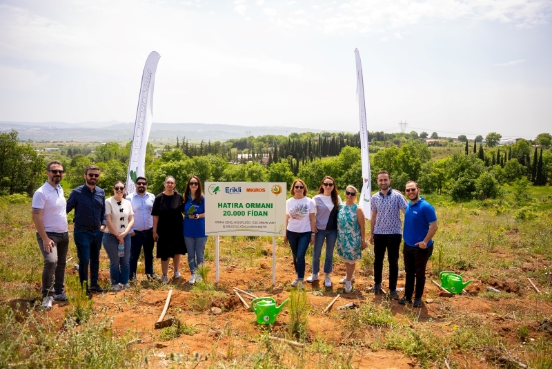 Erikli, Migros İş Birliğiyle 20 Bin Fidanı Toprakla Buluşturdu