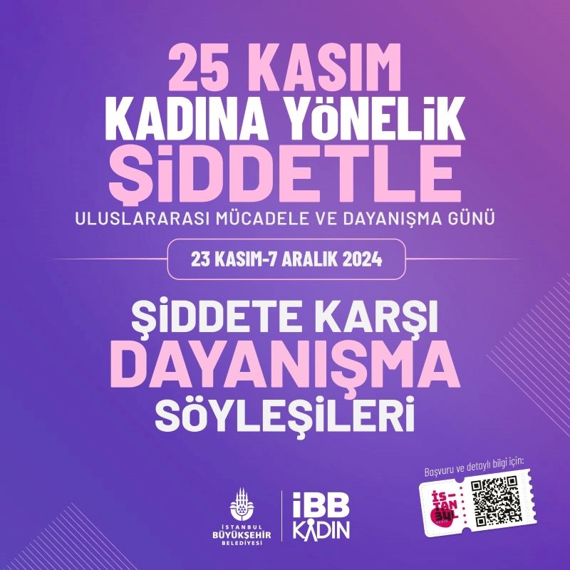 İBB “Kadına Yönelik Şiddete Karşı” Etkinlikler Düzenliyor