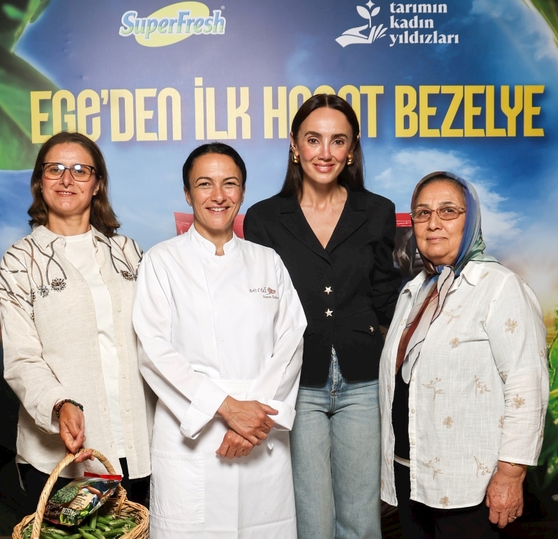 Kadın Üreticilerin SuperFresh Bezelyesi Michelin Tavsiyeli Restoran Menüsünde