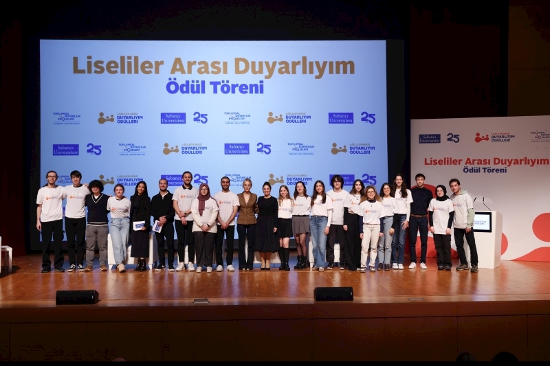 Sabancı Üniversitesi, “Liseliler Arası Duyarlıyım” Ödüllerini Sahipleriyle Buluşturdu