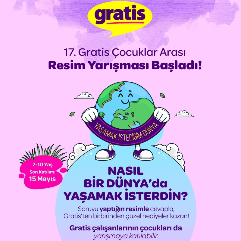 Gratis, Çocukları Hayallerini Çizmeye Davet Ediyor