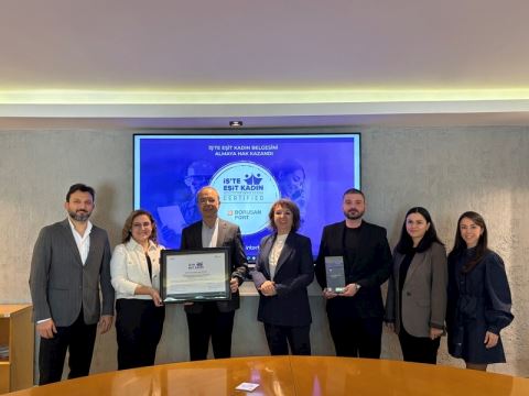 Borusan Port, Sektöründe İş’te Eşit Kadın Sertifika’sını Alan İlk Liman İşletmesi Oldu