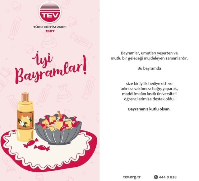 Türk Eğitim Vakfı, Bayramın Da..